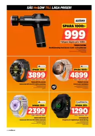 Power reklamblad vecka 44 Sida 20: Huawei Watch 5 42 mm €4.899,00, Huawei Watch GT6 Pro 46 mm €3.899,00