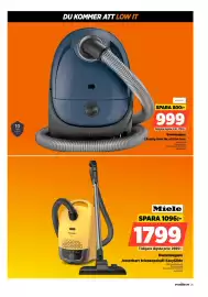 Power reklamblad vecka 44 Sida 25: Miele Dammsugare Justerbart teleskopskaff EasySlide €1.799,00, Nilfisk dammsugare €999,00