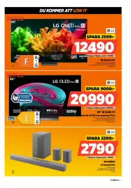 Power reklamblad vecka 44 Sida 3: LG 65" 4K OLED TV €20.990,00, LG QNED evo AI Mini LED €12.490,00