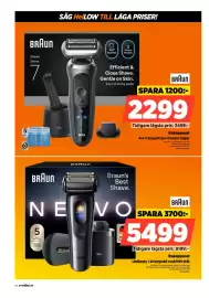 Power reklamblad vecka 44 Sida 30: Braun rakapparat unibody i kirurgiskt rostfritt stål €5.499,00