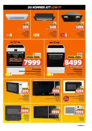 Power reklamblad vecka 44 Sida 47: Aeg induktionsspis fyra kokzoner €8.499,00, Point mikrovågsugn €1.299,00