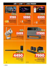 Power reklamblad vecka 44 Sida 6: Xgimi 4k-projektor €17.990,00, Sharp 4k smart qled tv 55hr7465e €5.990,00