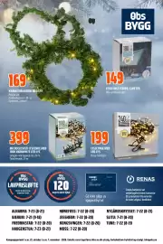 Coop Obs kundeavis Side 17: Microcluster lyslenke med 1000 varmhvite led-lys €399,00, Lysslyng med led-lys €199,00