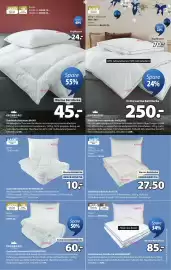 JYSK Flugblatt Seite 19: Entenfeder-Bettdecke ALTA €27,50, Synthetik-Bettdecke STORFJELLET €10,00
