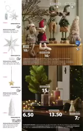 JYSK Flugblatt Seite 2: Weihnachtsbaum GULDFLAGER €11,50, Weihnachtsstern STJERNE €8,00