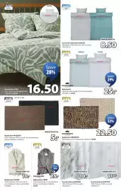 JYSK Flugblatt Seite 22: Kronborg Bettwäsche €25,00, Bademantel VALBO €10,00