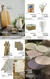 JYSK Flugblatt Seite 6: Tischlampe TONY €17,50, Kunstblume LAUST €3,50