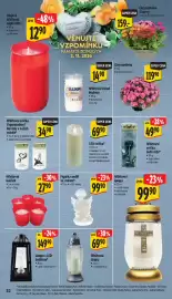 Albert leták týden 44 Strana 40: Hřbitovní svíčka Vzpomínáme/Navždy v našich srdcích* €34,90, LED svíčka €69,00