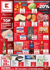 Kaufland leták týden 44 Strana 1: Kaufland PLATNOST LETÁKU OD ČTVRTKA 29. 10. DO ÚTERÝ 3. 11. 2026 odrůda Satsuma nová