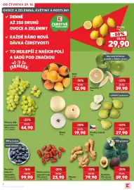 Kaufland leták týden 44 Strana 2: OD ČTVRTKA 29. 10. OVOCE A ZELENINA, KVĚTINY A ROSTLINY ✓ DENNĚ AŽ 250 DRUHŮ OVOCE A