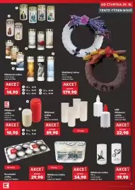 Kaufland leták týden 44 Strana 17: Hřbitovní svíčka €59,90, K Classic hřbitovní svíčka €10,90