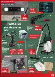 Kaufland leták týden 44 Strana 2: Parkside aku kombinované kladivo pkhap 2034-li b1 €1.099,00