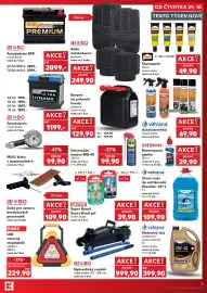 Kaufland leták týden 44 Strana 5: Velvana zimní směs do ostřikovačů €109,90, Aroso hydraulický zvedák €999,90
