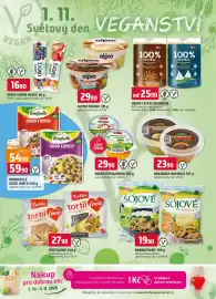 Trefa leták týden 44 Strana 8: Bonavita sójové kostky/nudličky €19,90, Druid pomazánka €29,90
