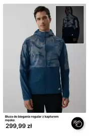 4F gazetka tydzień 44 Strona 10: Bluza do biegania regular z kapturem męska 4F €299,99