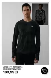 4F gazetka tydzień 44 Strona 4: Longsleeve do biegania szybkoschnący męski 4F €169,99