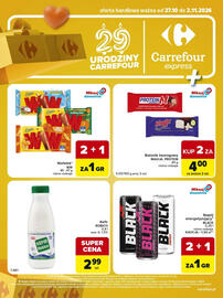 Carrefour Express gazetka tydzień 44 Strona 2: Batonik twarogowy waniliowy w czekoladzie Magija €4,00
