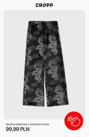 Cropp gazetka tydzień 44 Strona 10: Spodnie piżamowe z motywem smoka €99,99