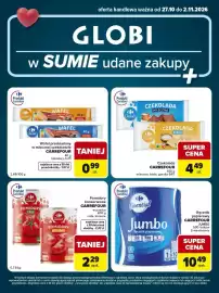 Globi gazetka tydzień 44 Strona 2: Czekolada gorzka 64% Carrefour €4,49