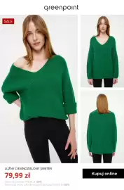 Greenpoint gazetka tydzień 44 Strona 6: Luźny ciemnozielony sweter Greenpoint €79,99