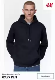 H&M gazetka tydzień 44 Strona 6: Bluza z kapturem Loose Fit H & M €89,99