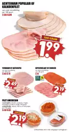 De Boerenschuur folder week 44 Pagina 10: Achterham populair of kalkoenfilet €1,99, Yorkham of katenspek €2,49