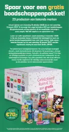De Boerenschuur folder week 44 Pagina 2: Spaar voor een gratis boodschappenpakket! 23 producten van bekende merken U kunt