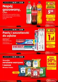 Biedronka gazetka tydzień 44 Strona 4: Napój gazowany €5,99, Mroźna Kraina mrożone warzywa i owoce
