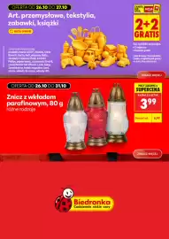 Biedronka gazetka tydzień 44 Strona 7: Art. przemysłowe, tekstylia, zabawki, książki
