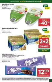 Stokrotka gazetka Strona 3: Czekolada Milka Alpine Milk €12,99, Twaróg Półtlusty Klinek €3,99