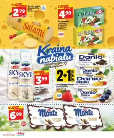 Topaz Express gazetka tydzień 44 Strona 10: Ser Favita sałatkowo-kanapkowy połtlusty €4,99, Jogurt Skyr Krasnystaw €3,99