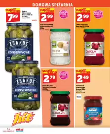 Topaz Express gazetka tydzień 44 Strona 14: Seler konserwowy Spiżarnia Dworska €2,99, Buraczki Tarte Spiżarnia Dworska €2,79