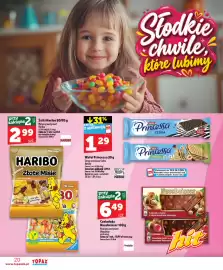 Topaz Express gazetka tydzień 44 Strona 20: Wafel Princessa Zebra €1,29, Haribo Złote Misie €2,99