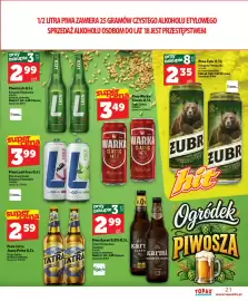 Topaz Express gazetka tydzień 44 Strona 21: Piwo Lech €2,99, Piwo Lech Free €3,99