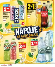 Topaz Express gazetka tydzień 44 Strona 22: Napój Coca-Cola/Fanta/Sprite €17,97, Napój Tymbark €2,29