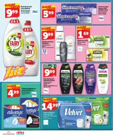 Topaz Express gazetka tydzień 44 Strona 24: Papier toaletowy Velvet €14,99, Mydło Arko €1,69