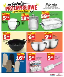 Topaz Express gazetka tydzień 44 Strona 27: Miska nierdzewna Satina €6,49, Durszla 1,2 L €5,99
