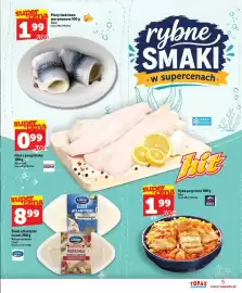 Topaz Express gazetka tydzień 44 Strona 5: Śledź atlantycki Lisner €8,99, Ryba po grecku Seko €1,99