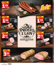 Topaz Express gazetka tydzień 44 Strona 8: Polędwica Miodowa €1,99, Schab/ szynka wiejska z Michałowa €3,59