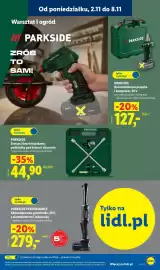 Lidl gazetka tydzień 45 Strona 23: Zestaw klucz krzyżakowy podkładka pod kolana i akcesoria Parkside €44,90