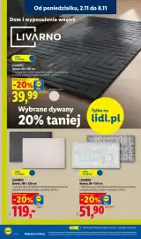 Lidl gazetka tydzień 45 Strona 24: Dywan 160x230 cm Livarno €119,00, Dywan 80x150 cm Livarno €39,99