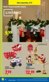 Lidl gazetka tydzień 45 Strona 28: Skarpeta ozdobna dł. 50 cm Livarno €9,99