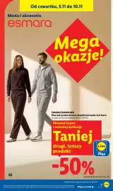 Lidl gazetka tydzień 45 Strona 3: Od czwartku, 5.11 do 10.11 Moda i akcesoria esmara Mega okazje! AI ESMARA/ESMARA MEN Bluza