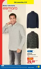 Lidl gazetka tydzień 45 Strona 33: Koszula flanelowa męska €29,99
