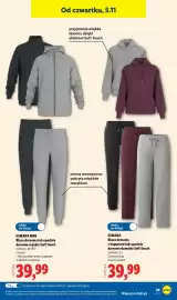 Lidl gazetka tydzień 45 Strona 35: Bluza dresowa męska Soft Touch €39,99