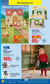 Lidl gazetka tydzień 45 Strona 46: Domek z meblami i zajączkiem Sylvanian Families €89,00