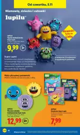 Lidl gazetka tydzień 45 Strona 52: Książeczka z zadaniami Super Lupis Lupilu €7,99