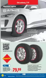 Lidl gazetka tydzień 45 Strona 64: Tekstylne łańcuchy śniegowe 2 sztuki Ultimate Speed €79,99