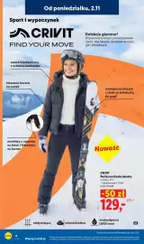 Lidl gazetka tydzień 45 Strona 8: Kurtka narciarska damska Crivit €129,00