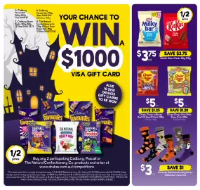 Drakes catalogue week 44 Page 14: Chupa Chups Sour Bites €5,00, Nestle Share Packs €3,75